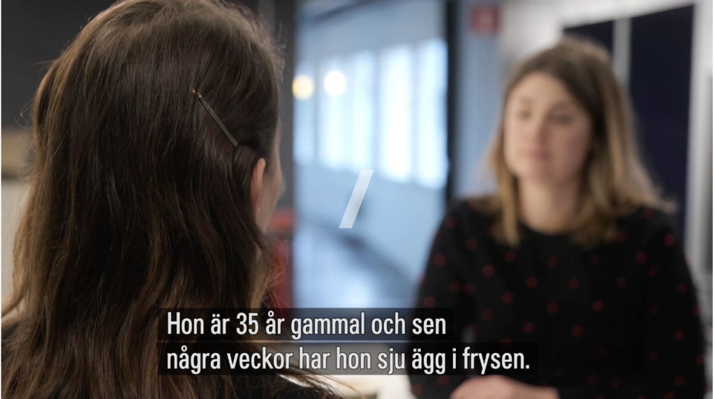 Rebecka har sju ägg i frysen
